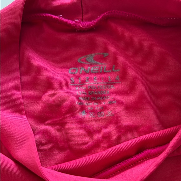O'Neill Hot Pink Rash Guard - Picture 2 of 4